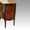 Small Continental marquetry commode end