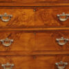 Tall walnut chest drawer front