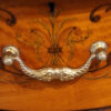 Victorian inlaid Satinwood bon heur du jour desk cast handle