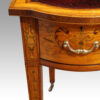 Victorian inlaid Satinwood bon heur du jour desk inlaid urn