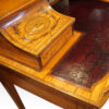 Victorian inlaid Satinwood bon heur du jour desk lid inlay