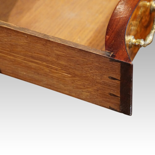 Victorian inlaid Satinwood bon heur du jour desk linings