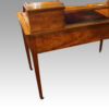 Victorian inlaid Satinwood bon heur du jour desk rear