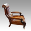 Victorian lions head easy chair side