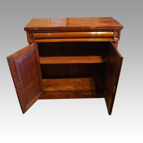 Victorian mahogany chiffonier interior