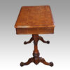 Victorian pollard oak work-table end view