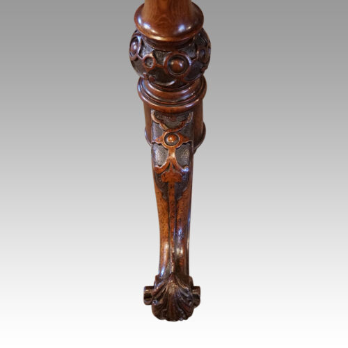 Victorian pollard oak work-table leg