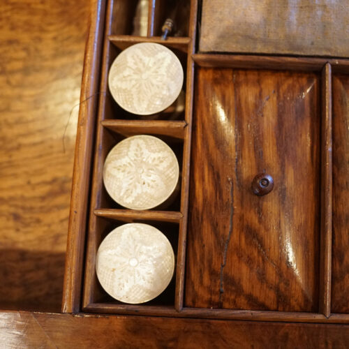 Victorian pollard oak work-table mop