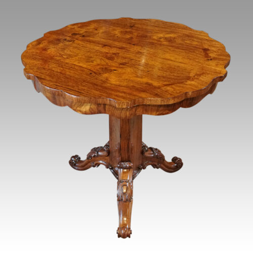 Victorian shaped rosewood centre table