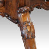 Victorian shaped rosewood centre table knee