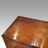 Walnut Queen Anne style small chest corner