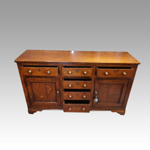 19thc. oak cupboard dresser drawers