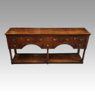 Antique double arch dresser base
