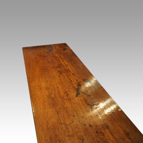 Antique double arch dresser base top end
