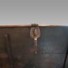 Antique iron bound merchants chest hasp