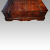 Antique iron bound merchants chest rear