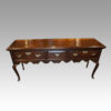 Antique oak cabriole leg dresser base