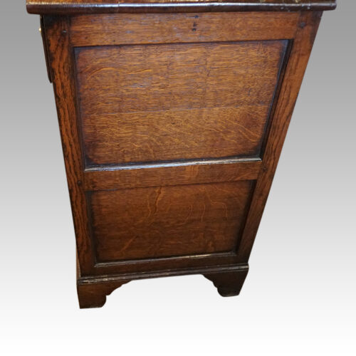 Antique oak dog kennel dresser end panel