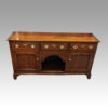 Antique oak dog kennel dresser front