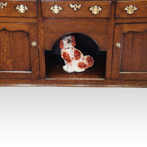 Antique oak dog kennel dresser kennel