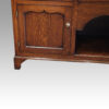 Antique oak dog kennel dresser panel door