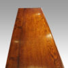 Antique oak turned leg pot board dresser detail top