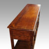 Antique oak turned leg pot board dresser top