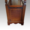 Edwardian inlaid mahogany dumb waiter base end