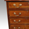Edwardian tall narrow mahogany chest handles