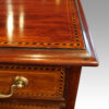 Edwardian tall narrow mahogany chest moulding