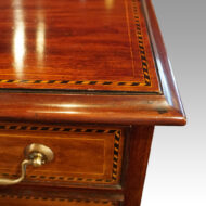 Edwardian tall narrow mahogany chest moulding