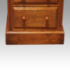 Edwardian walnut pedestal desk plinth