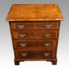 George V walnut bedside chest