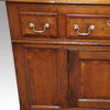 Georgian long dresser base drawer detail