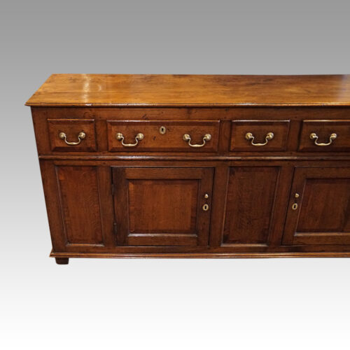 Georgian long dresser base end drawers