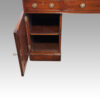 Georgian mahogany partners desk door open
