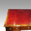 Georgian mahogany partners desk leather detail