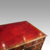 Georgian mahogany partners desk leather top