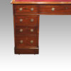 Georgian mahogany partners desk pedestal