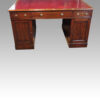 Georgian mahogany partners desk rear