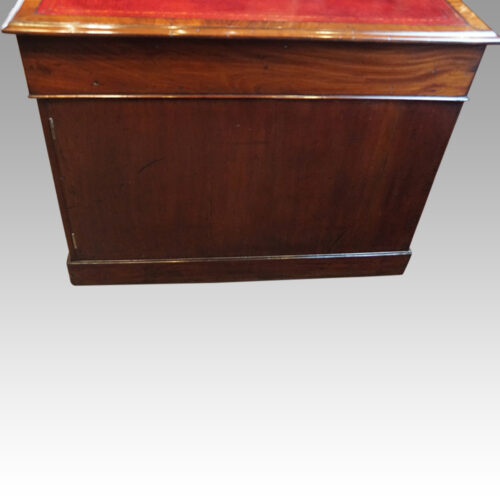 Georgian mahogany partners desk side