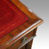 Georgian mahogany partners desk top corner