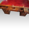 Georgian mahogany partners desk top drawers