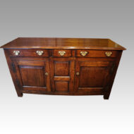 Georgian oak cupboard dresser base