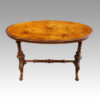 Victorian inlaid walnut centre table