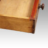 Victorian mahogany pedestal desk linings