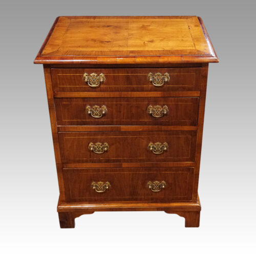 Walnut bedside chest