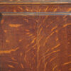 Edwardian oak breakfront bookcase door panel