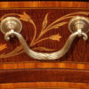 Edwardian serpentine inlaid display cabinet handle