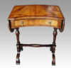 Edwardian walnut kidney shaped side table